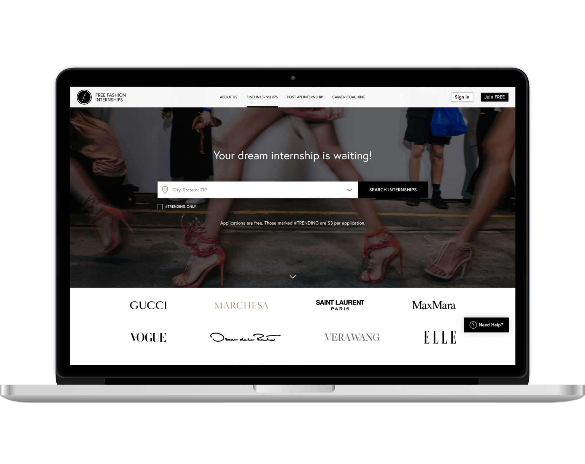 Fashion web app